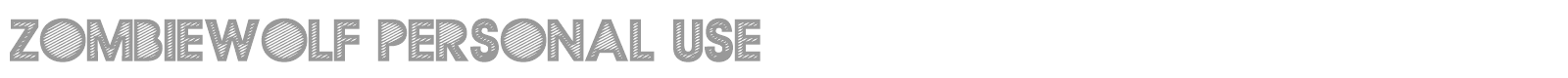 Zombiewolf font preview